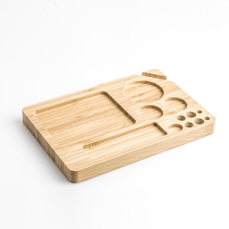 One Piece Wooden Rolling Tray