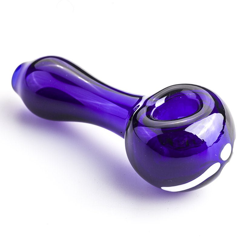 Purple Glass Spoon Pipe