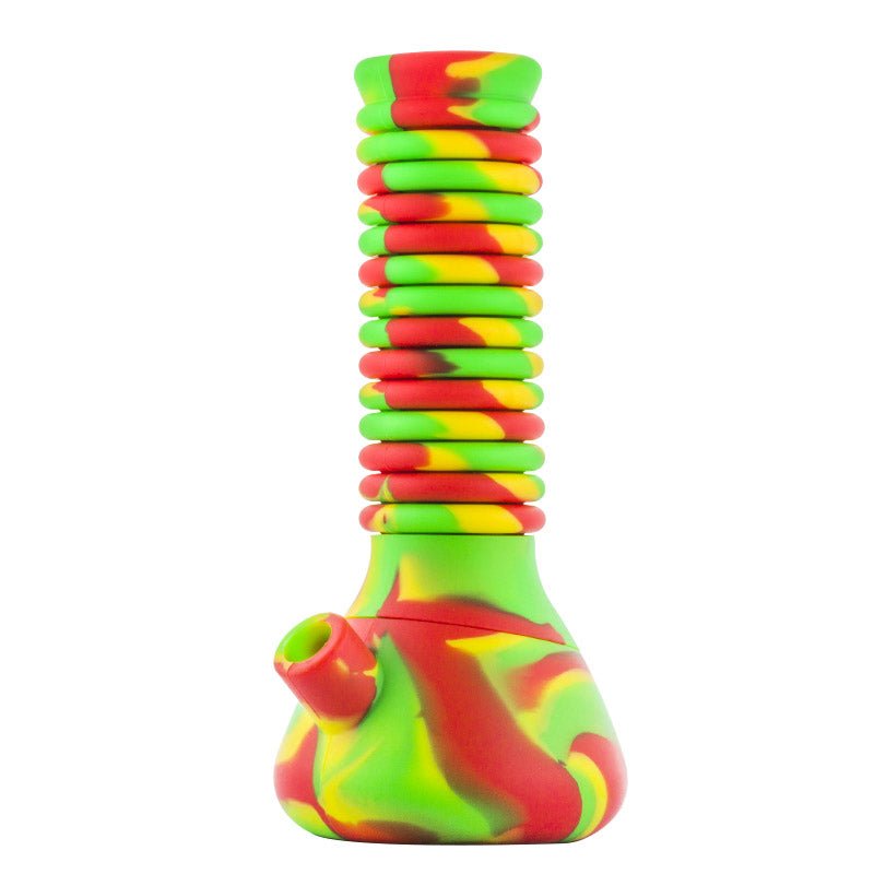 21" Silicone Collapsible Beaker Bong (Random Color)