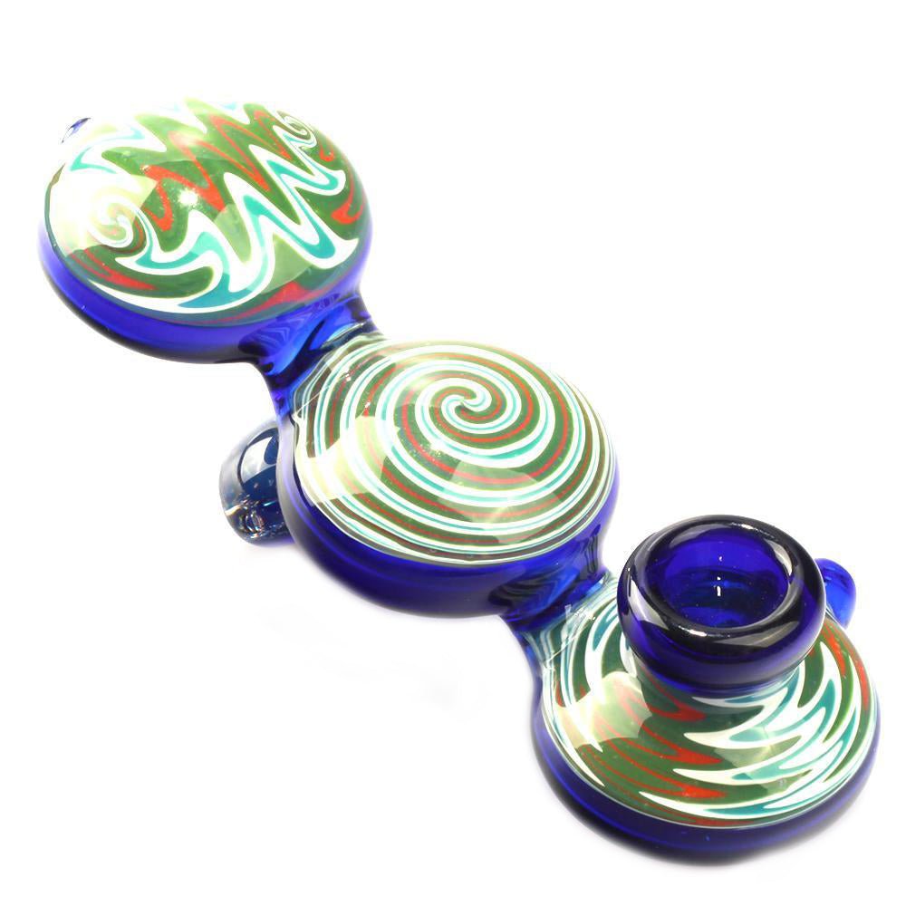Wig Wag 3-Section Glass Pipe