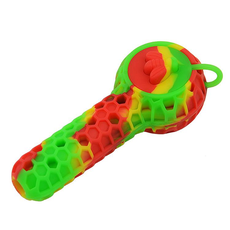Honeybee Camouflage Silicone Pot Pipe