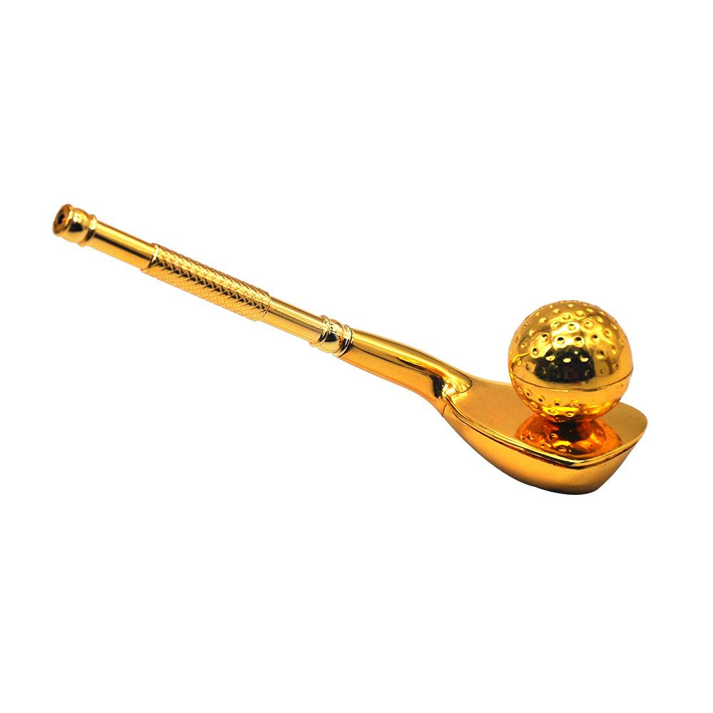 Golf Ball Metal Smoking Pipe