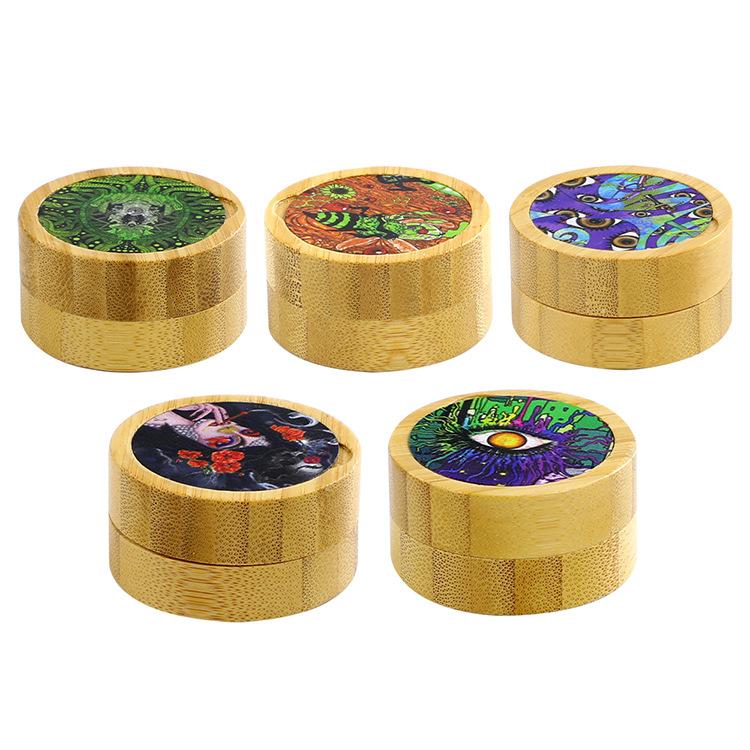 Wooden 2 Layer Weed Grinder