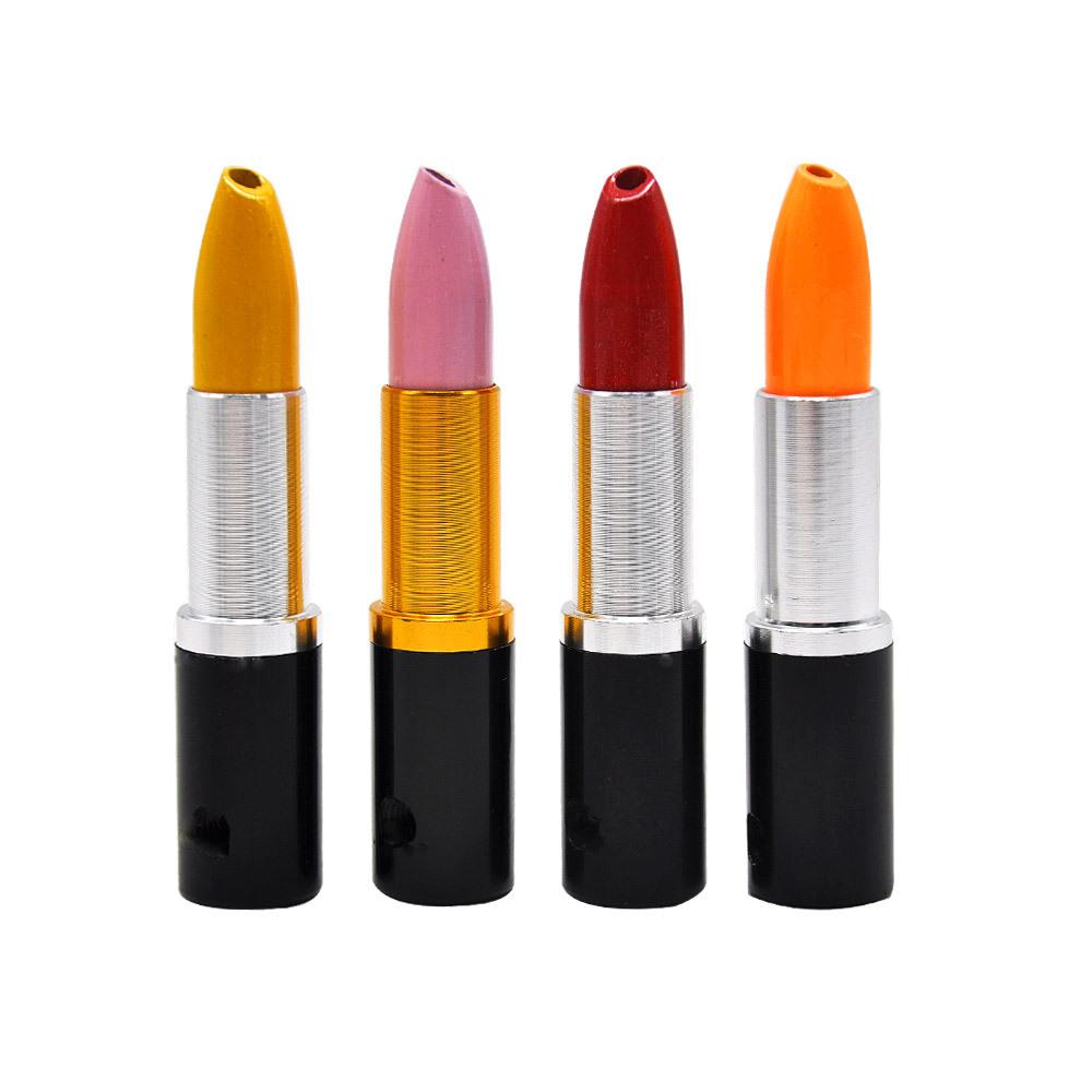 Lipstick Portable Metal Pipe