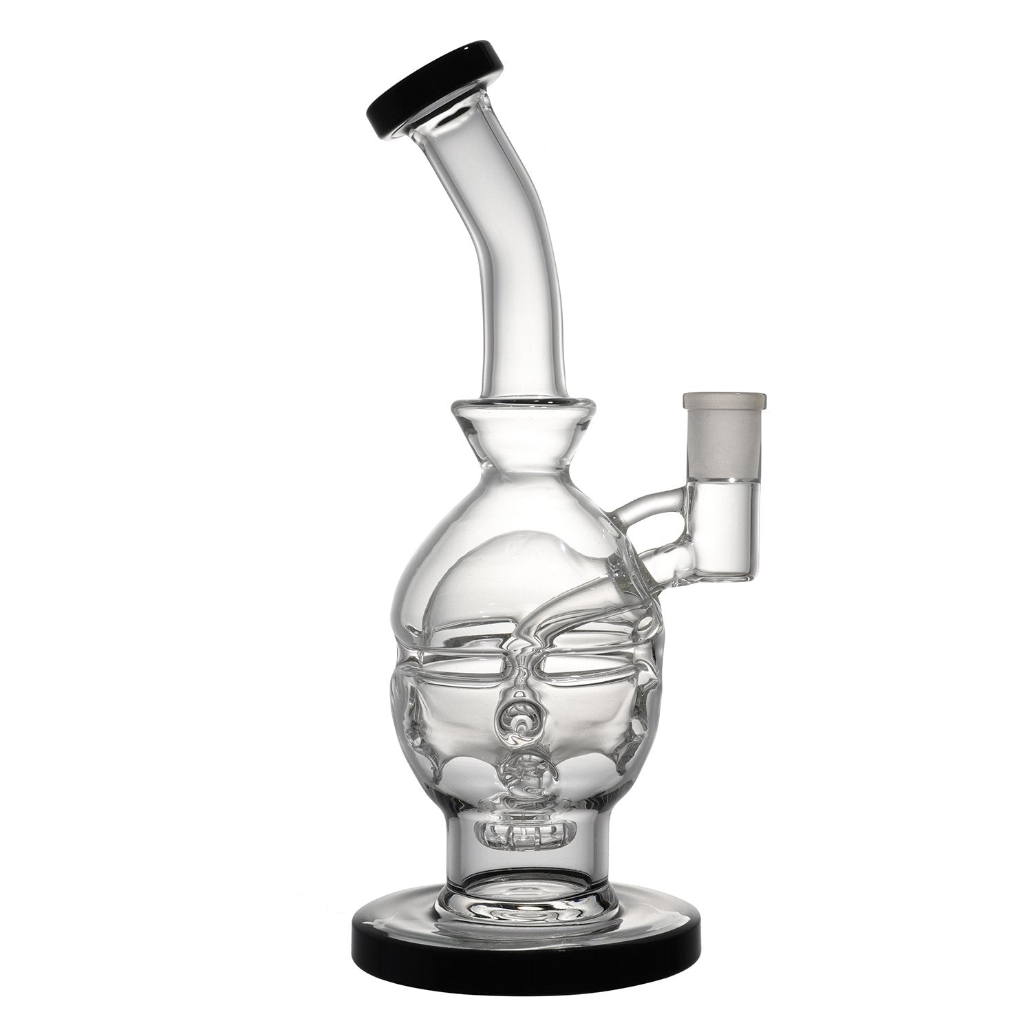 10" Skull Showerhead Perc Bong