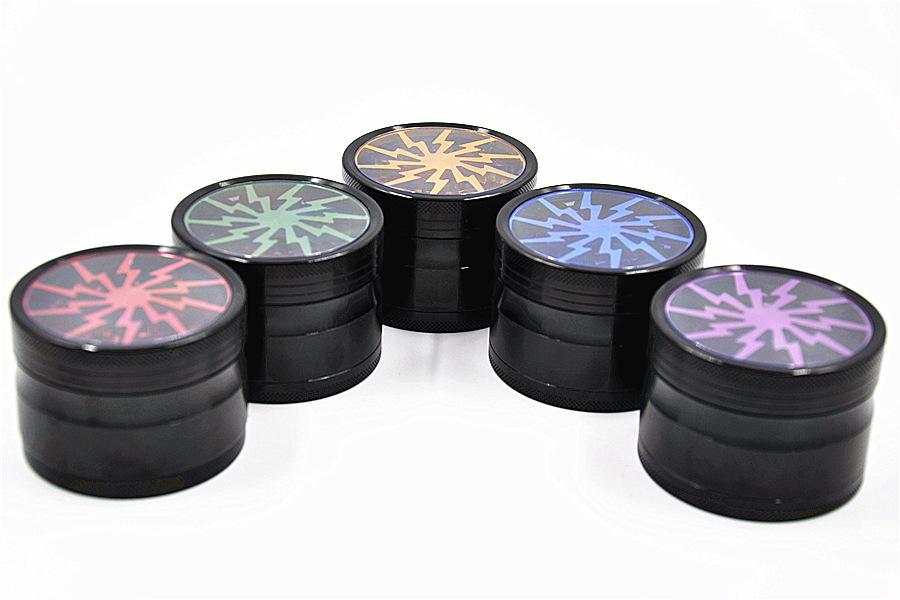 Thunder Blade Novelty Herb Grinder 4-Layer 63 MM (5 Colors)