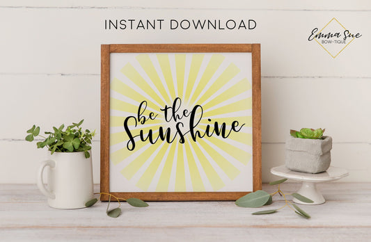 printable you are my sunshine wall art