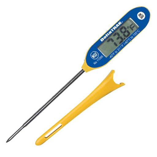 DeltaTrak Jumbo Digital Waterproof Thermometer with Needle Tip