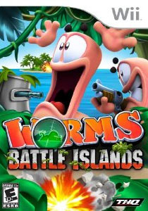WORMS BATTLE ISLAND (used) - Wii GAMES