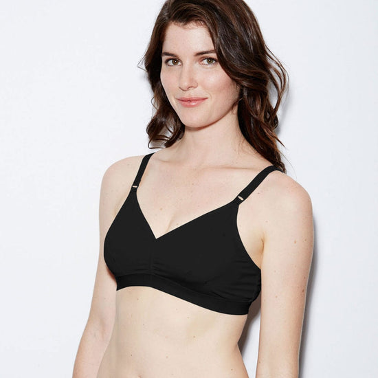 Maternity Activewear Bra - Fit2Feed Bra Black