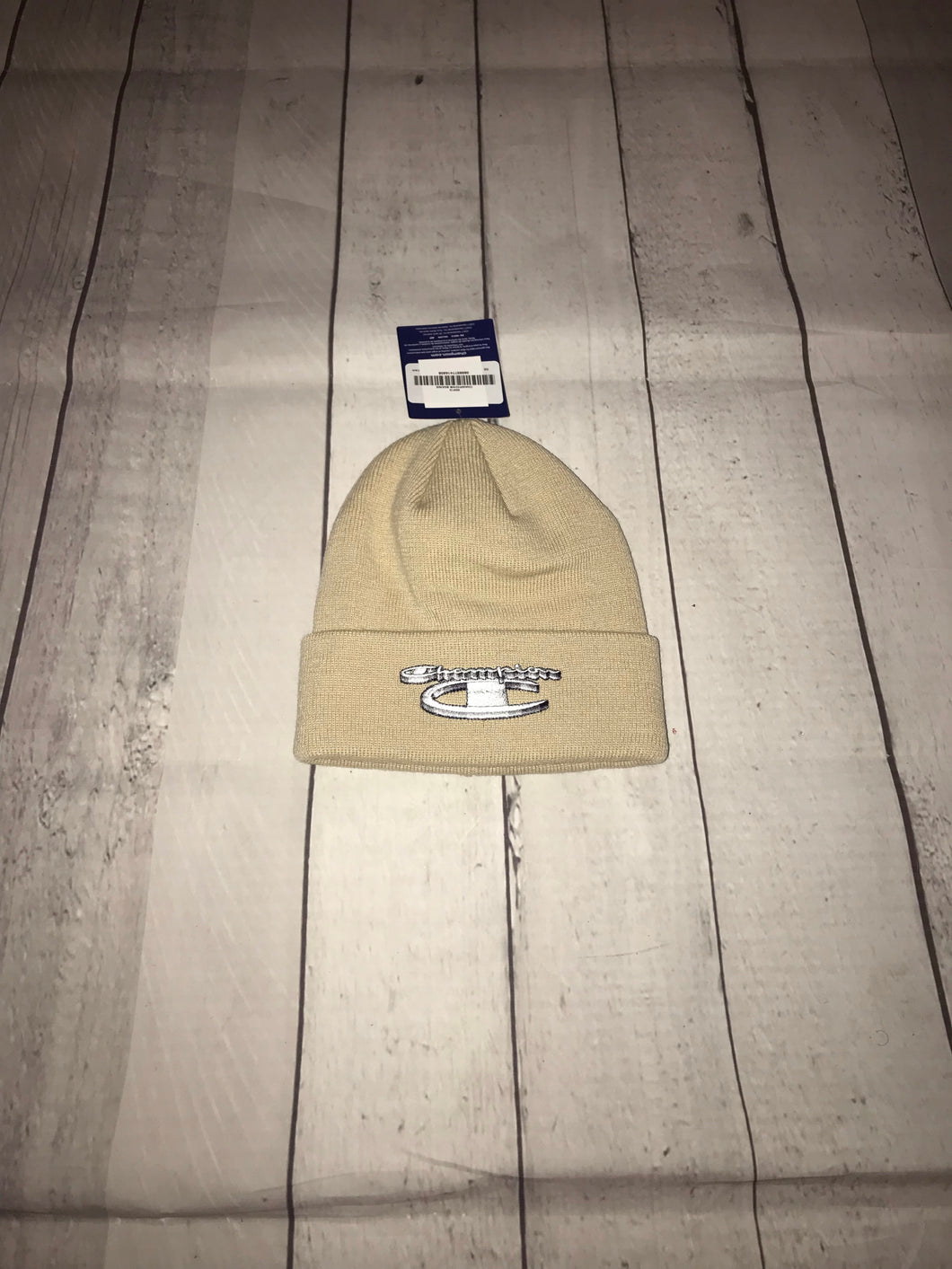 supreme x champion 3d metallic beanie