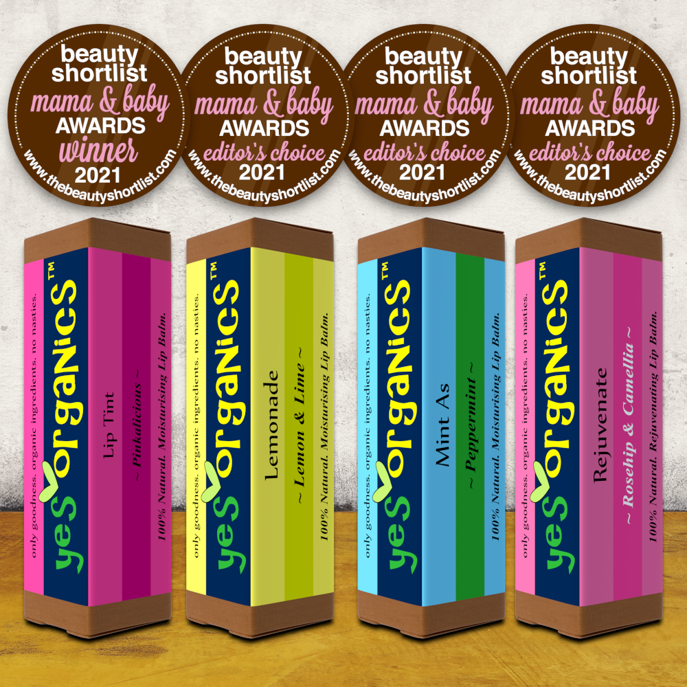 Yes Organics Best Lip Balm Award Winners | Mama & Baby Awards 2021