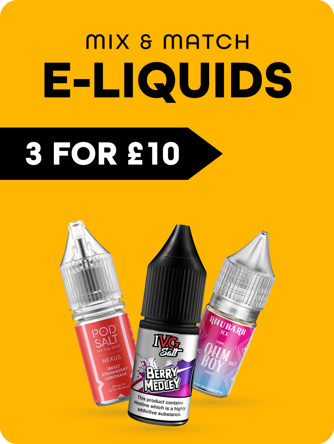 E-liquid 3 for 10