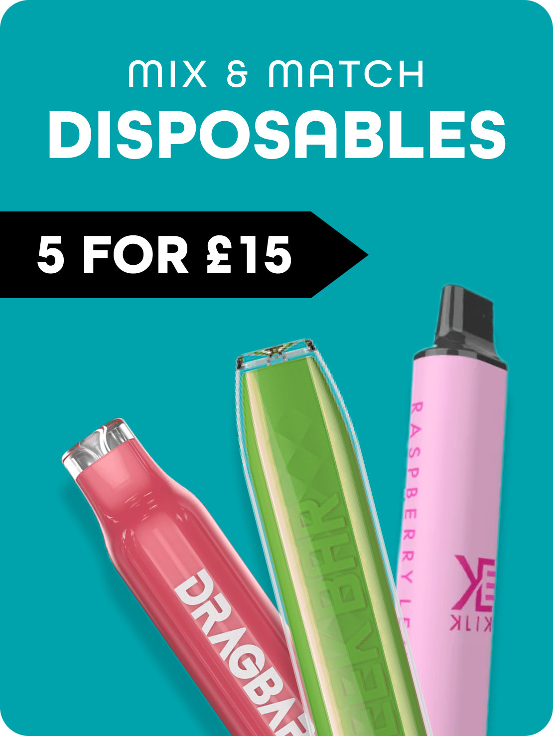 Disposable 5 for 15