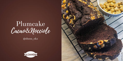 plumcake cacao e nocciole