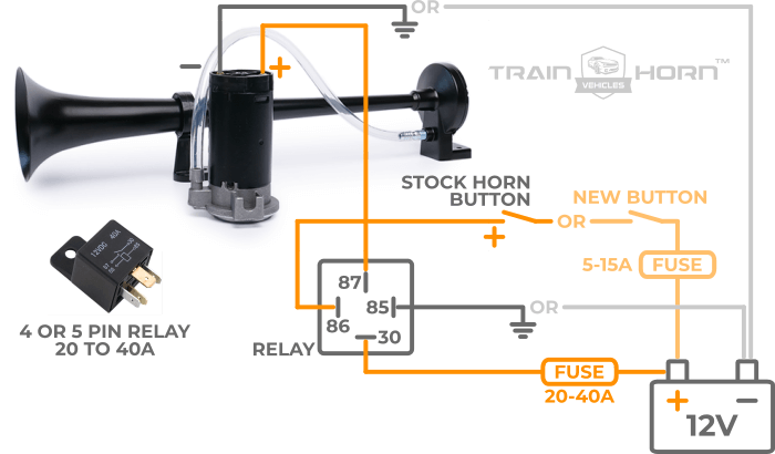 Schematic Wiring Diagram Of Horn Circuit Using 4 Pins Relay from cdn.shopify.com