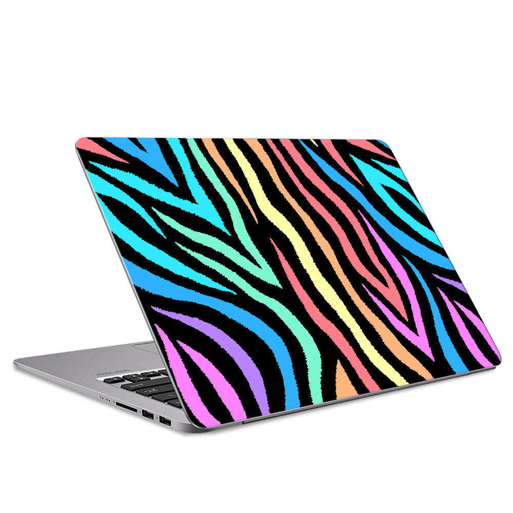 zebra laptop skin