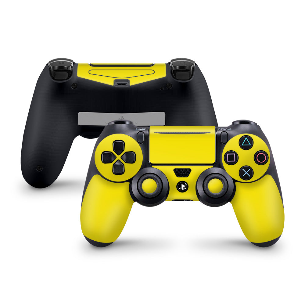 yellow ps4 controller