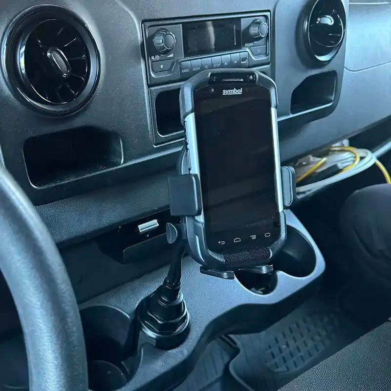 Cup Holder Mount for Zebra Mobile Computers