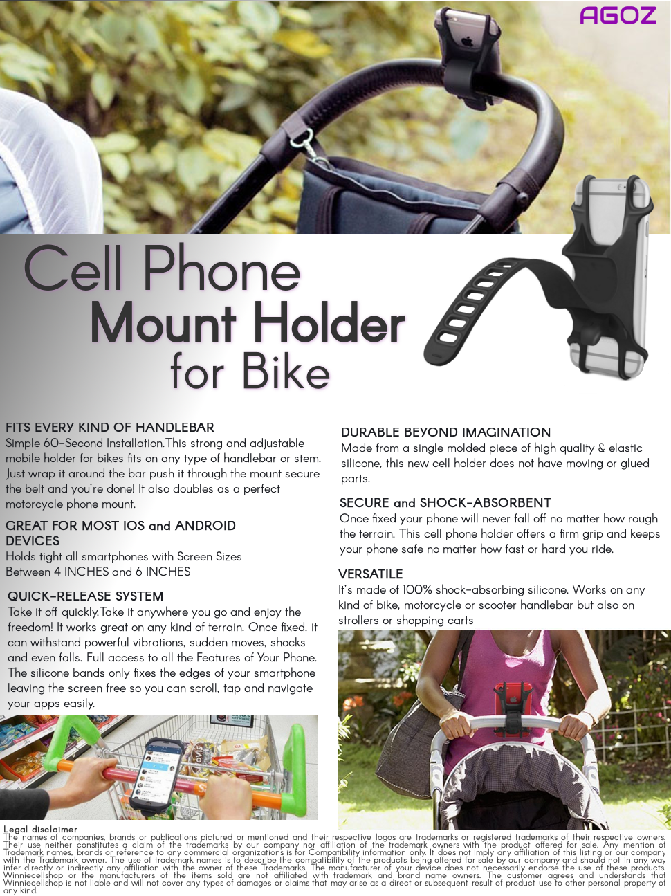 iphone stroller mount