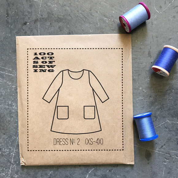 Dress No. 2 | 100 Acts of Sewing | Sizes XS-4X