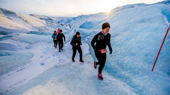 Polar Circle Marathon Running with ICEGRIPPER