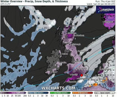 Cold Weather forecasted to hit the UK by mid January 2023