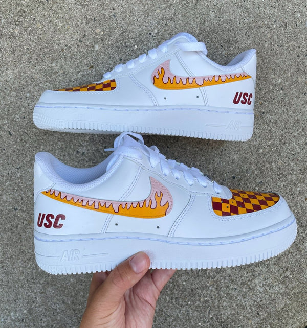 College V4' Nike AF1 (Women's) – DJ ZO Designs