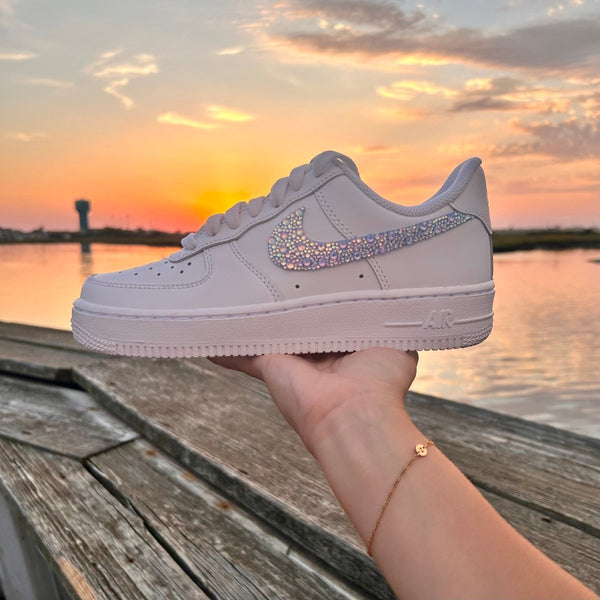 Baby Blue Shadow Nike AF1 (Women's) – DJ ZO Designs