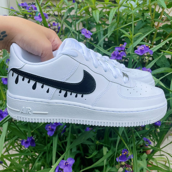 Baby Blue Shadow Nike AF1 (Women's) – DJ ZO Designs