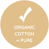 Love & Lee organic cotton swaddles are made from 100% organic GOTS cotton