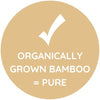 Our bamboo yarn for our bamboo washcloths and bamboo blankets are organically grown