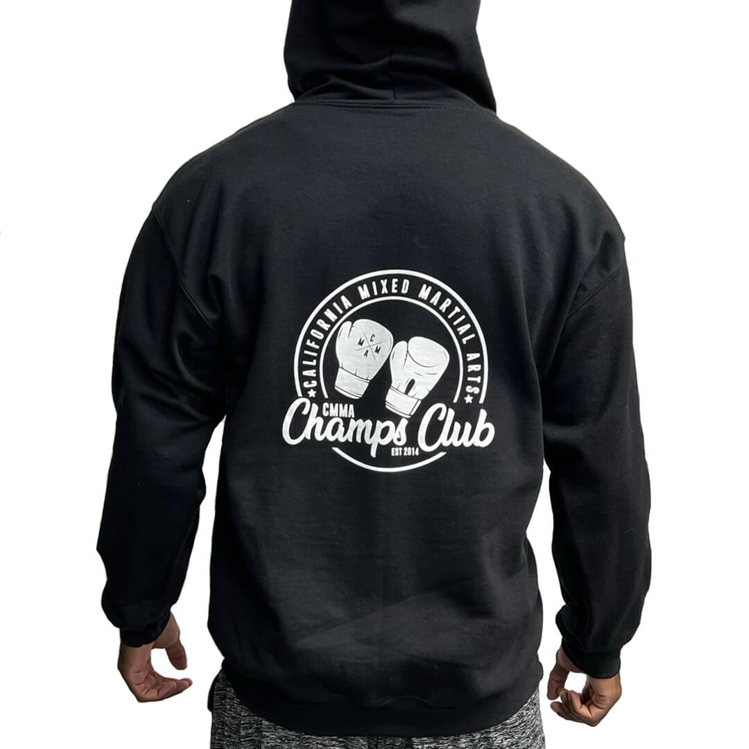 champs black hoodie