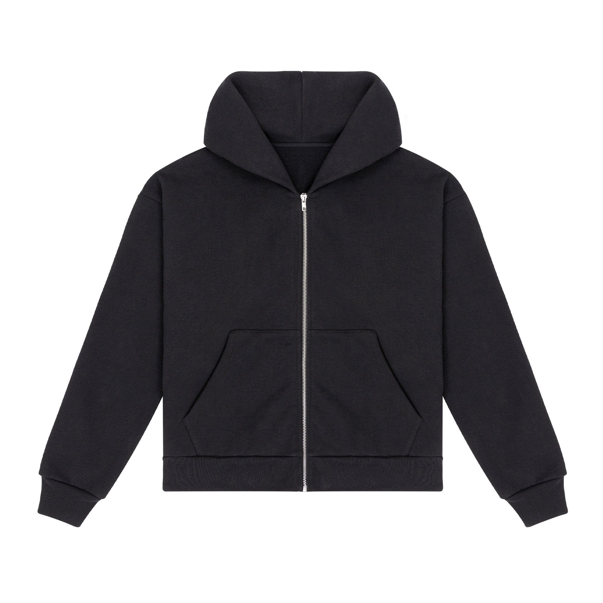 Men's Heavyweight Drop Shoulder Zip Up Hoodie