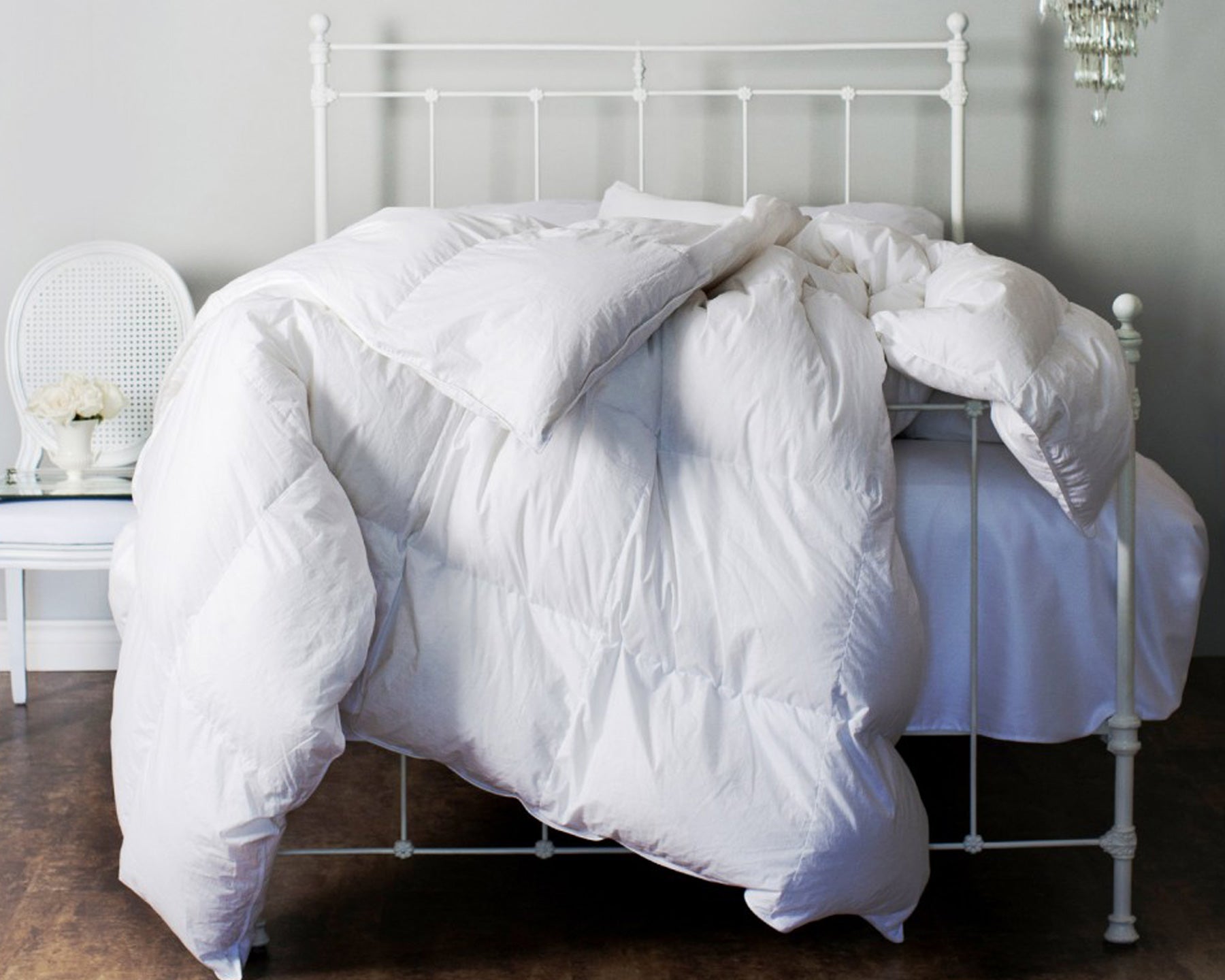 Lajord Hutterite Goose Down Duvet by St Geneve