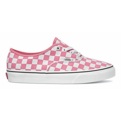 youth pink checkered vans