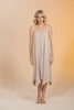 Sleeveless Gauze Dress - Oatmeal - Oatmeal