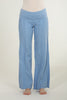 Linen Foldover Pants - Shade Blue - Stone