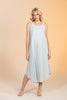 Linen Summer Dress - Baby Blue - Ice