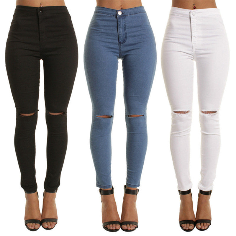 ladies black jeans pant