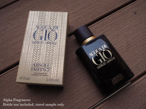 Giorgio Armani Acqua Di Gio Absolu Instinct Eau De Parfum Travel S Alpha Fragrances Usa