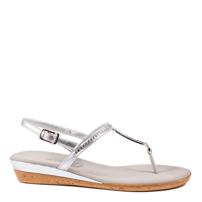 silver dress sandals comfortable