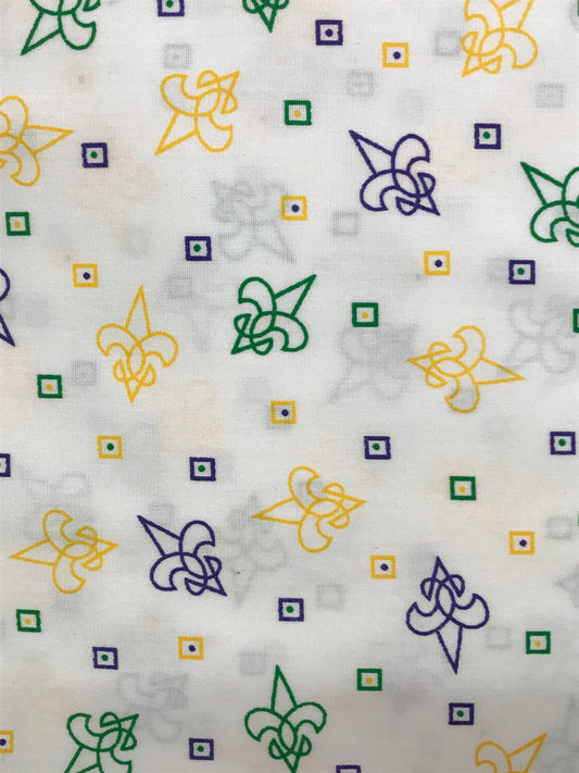 FABRIC FINDERS FABRICS - MARDI GRAS SCROLL FABRIC – Chateau Sew & Sew