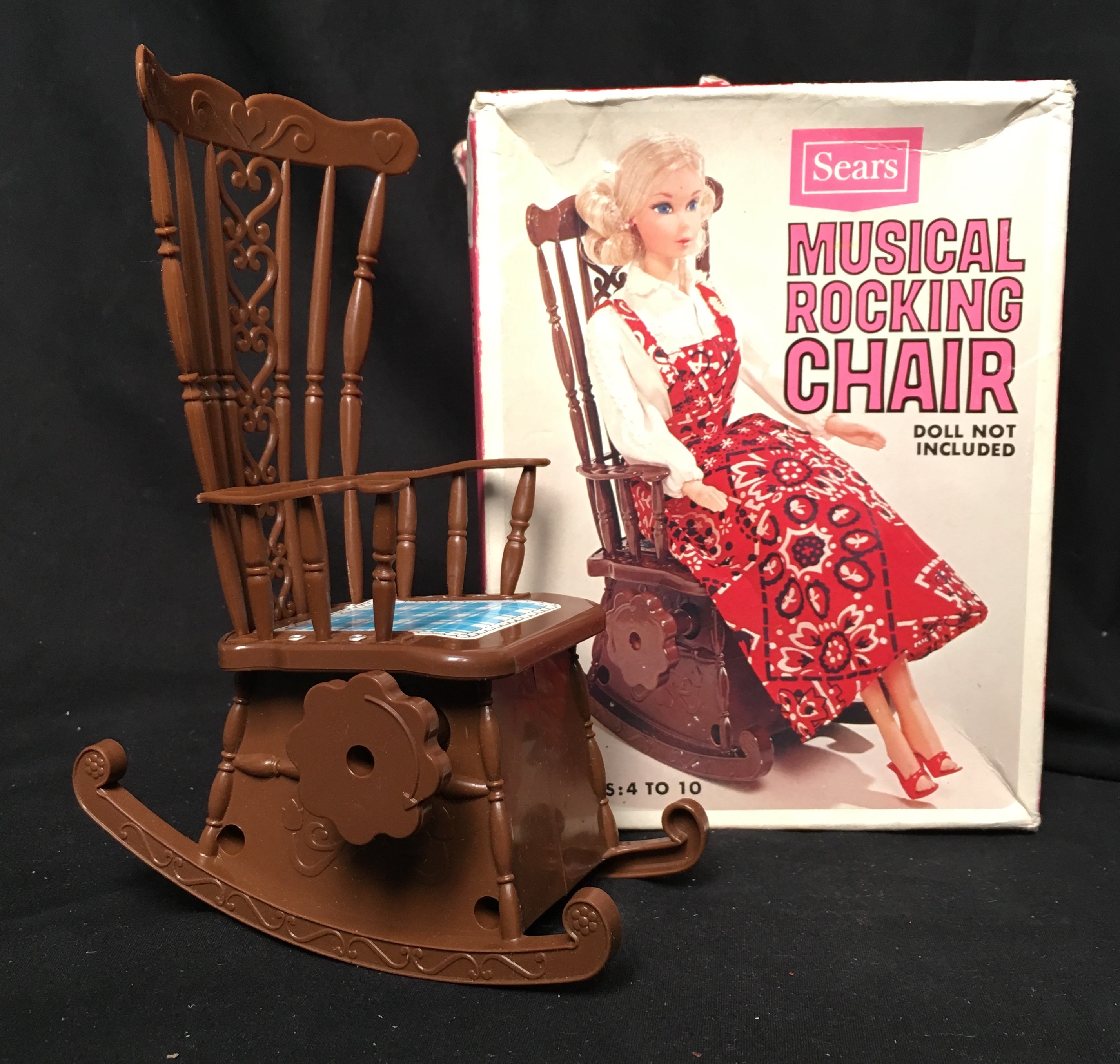 Main Street Toys Sears Doll Musical Rocking Chair