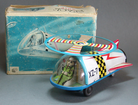 Main Street Toys - Vintage ATC Japan Tin Space Ship XZ-7
