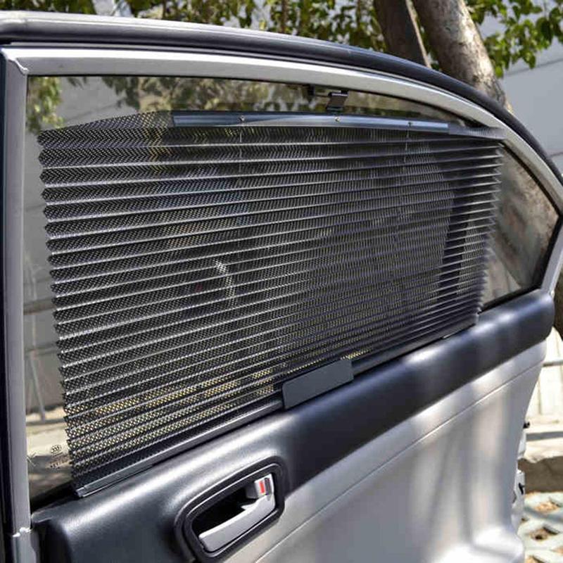 Auto Fenster Sonnenschutz Vorhang 3M Kleber Schwarz