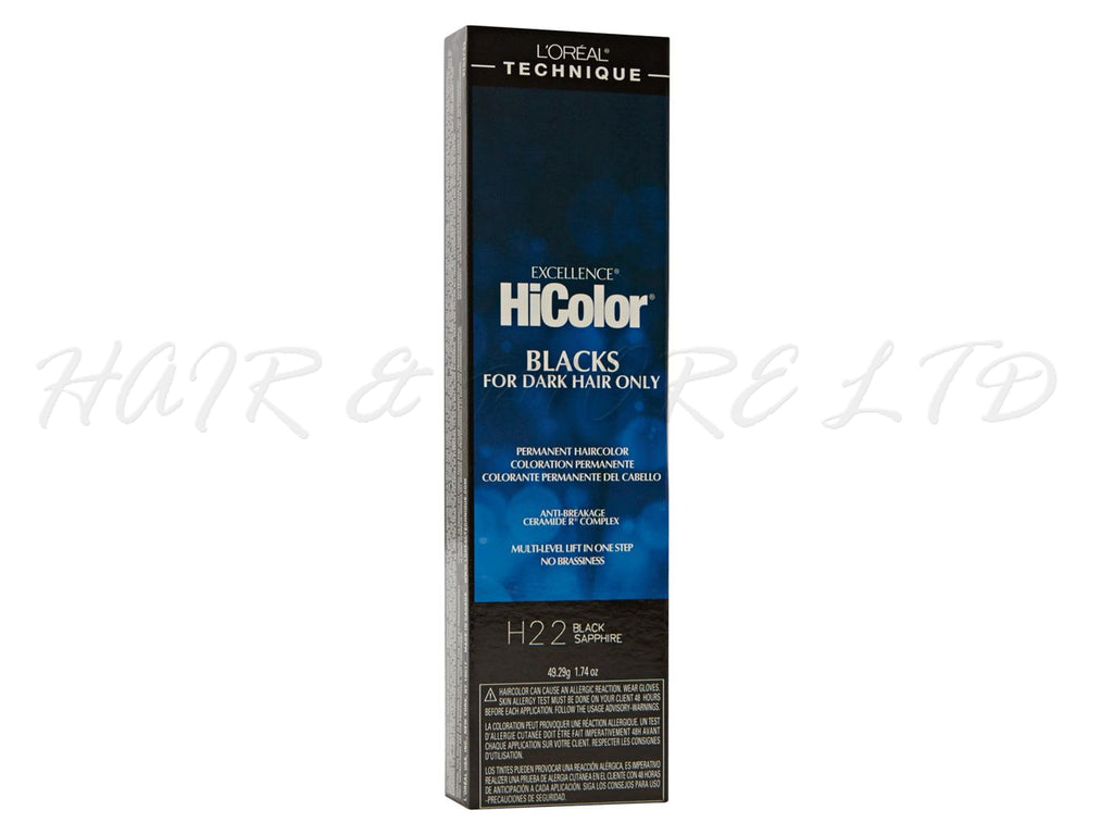 Loreal Excellence HiColor Permanent Creme Colour 49g (For Dark Hair On