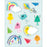 Happy Place Shape Stickers, Pack of 72
