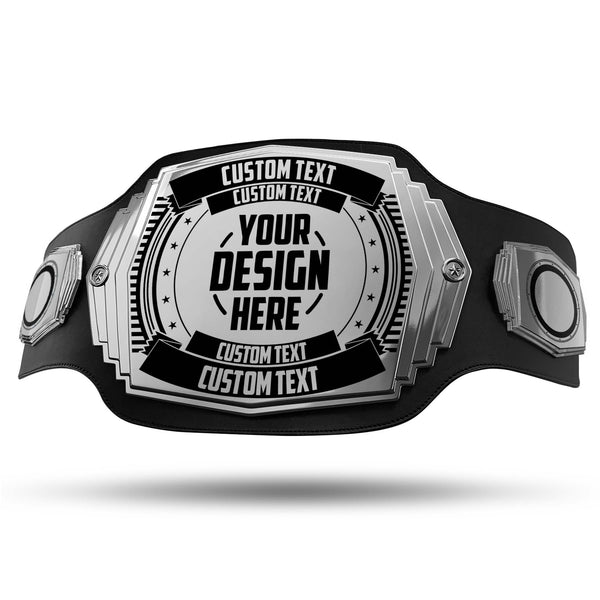 Custom Championship Belt - 6lb Title Belts | TrophySmack - Gold / Black ...