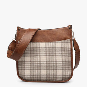 Winter Birch Plaid Crossbody - AJ Sunflower Boutique 